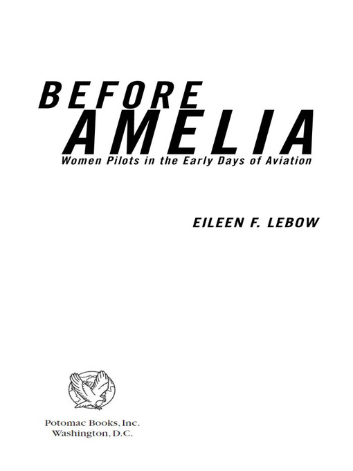 Title details for Before Amelia by Eileen F. Lebow - Available
